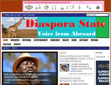 Tablet Screenshot of diasporastate.com